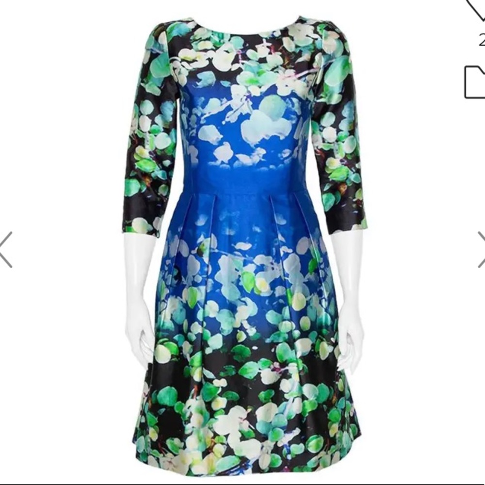 Oscar De La Renta Floral Dress